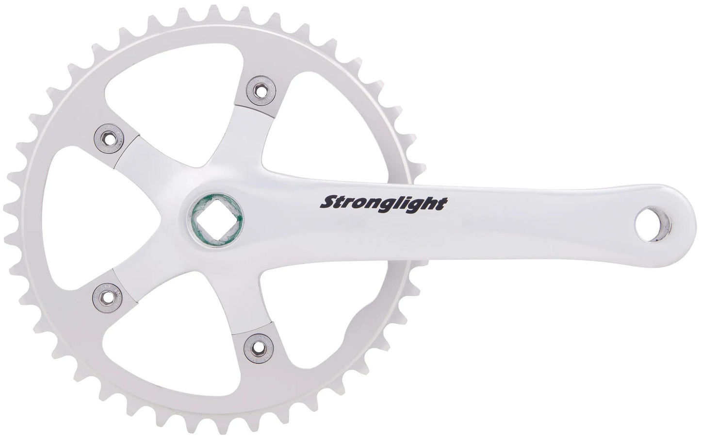 Stronglight Cranket Strongl. Impact de l'argent anodisé