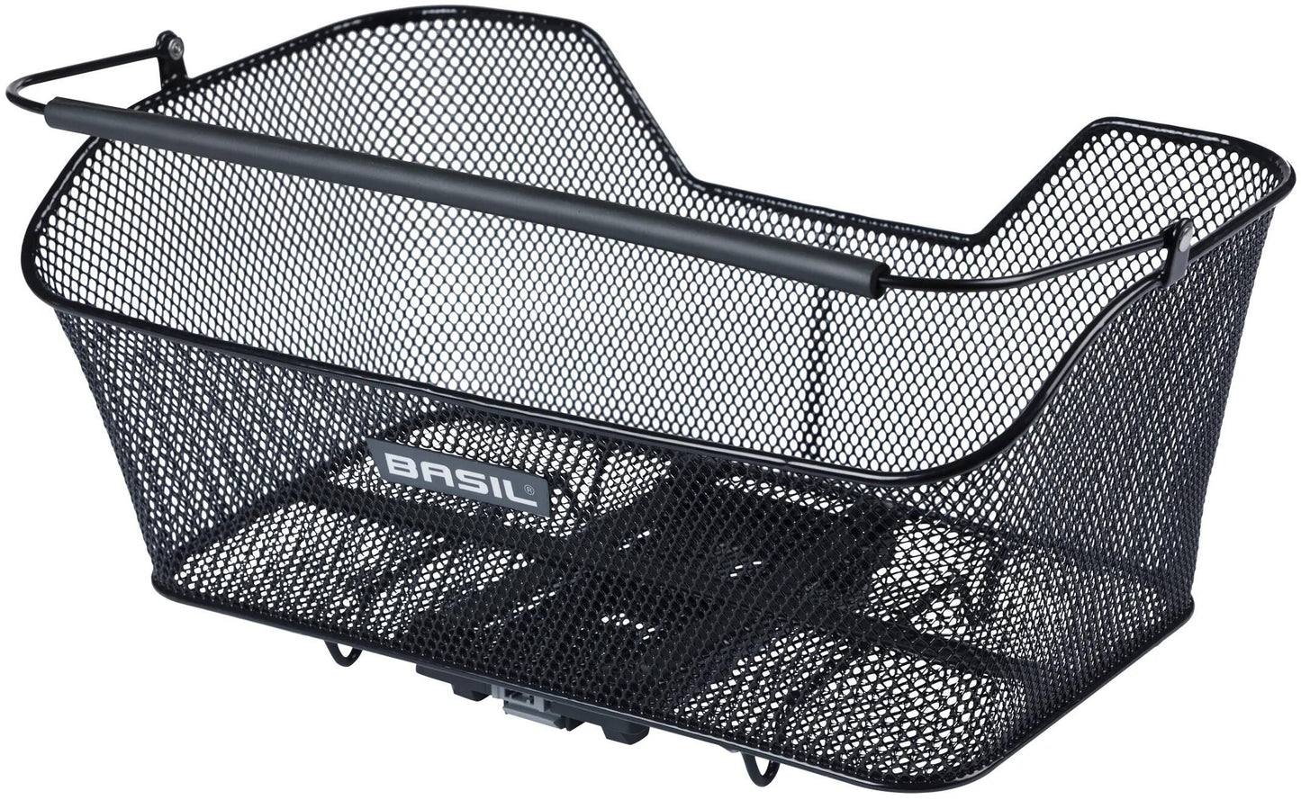 Panier de vélo de basilic base xl panier arrière mik 44 x 23 x 17 cm noir