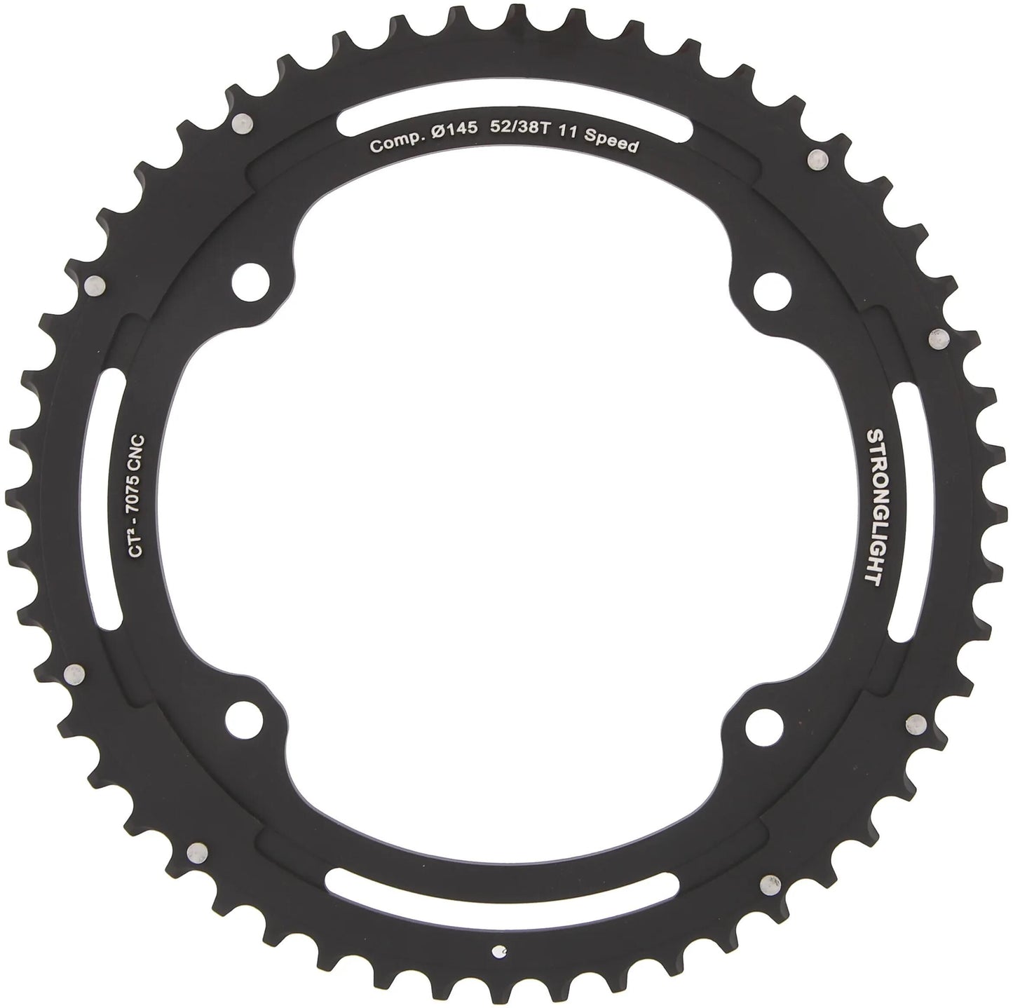 Stronglight Chain Ring Strongl. CT2 52T CER.-TELL.COAT.