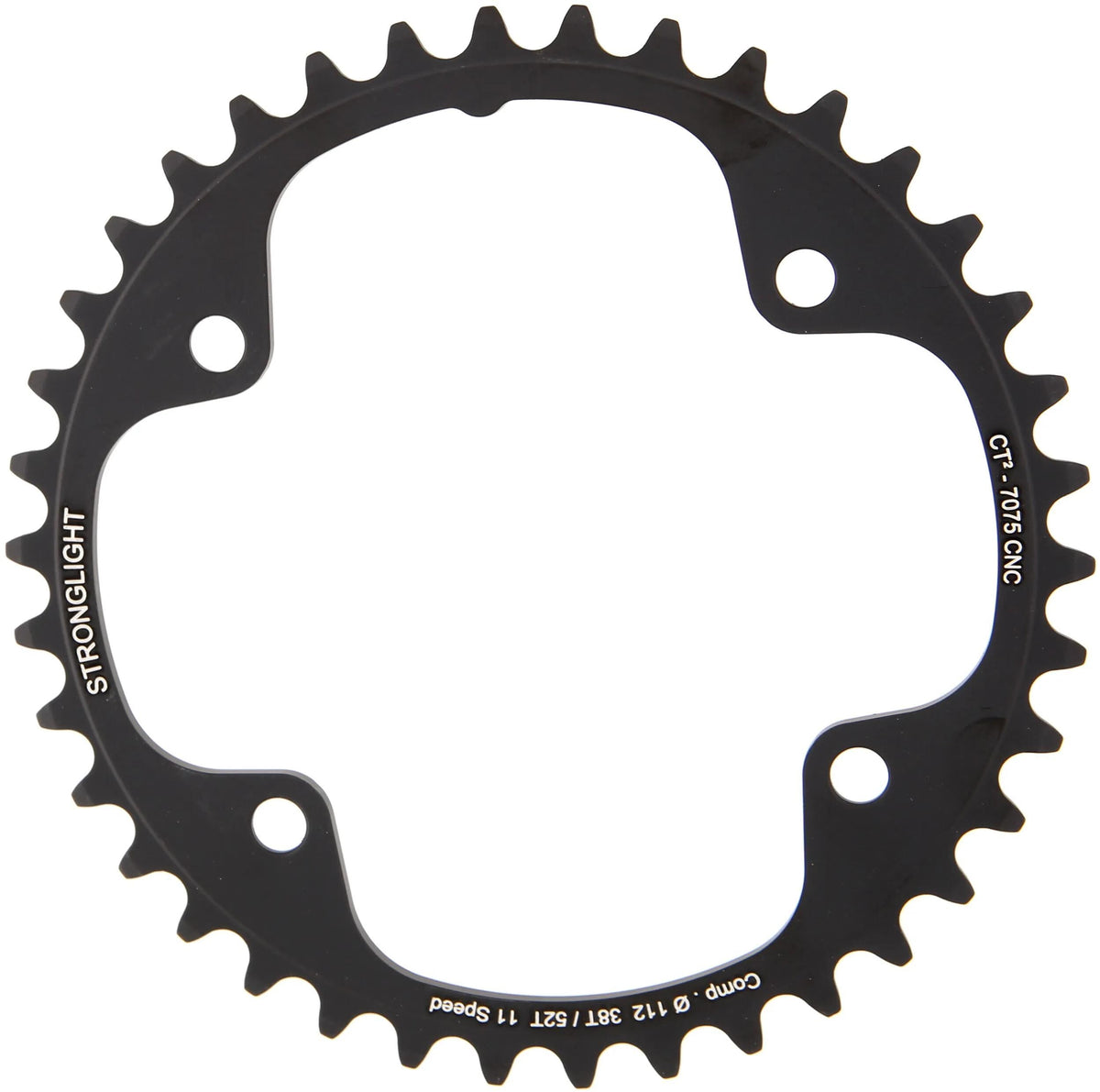 Stronglight Chain Ring Strongl. CT2 38T INTER CER.-TELL.COAT.