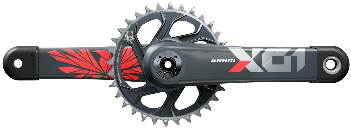 SRAM CRANKET X01 Eagle 32T 175 mm oxy rouge