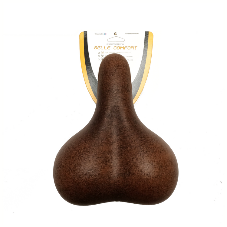Selle Comfort Comfort Saddle City Brown, sans nœud coulant