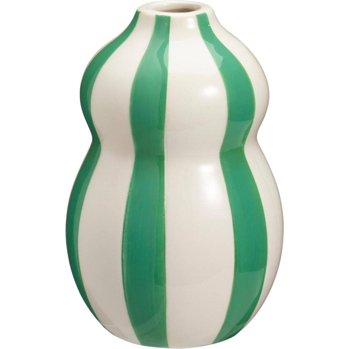 Vase déco maison rayure 8x12cm