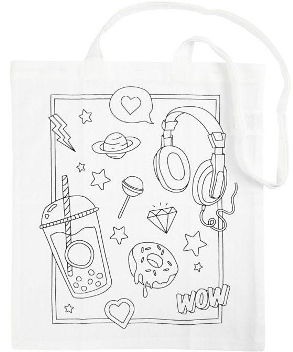 Creativ Company Sac à bandoulière avec impression
