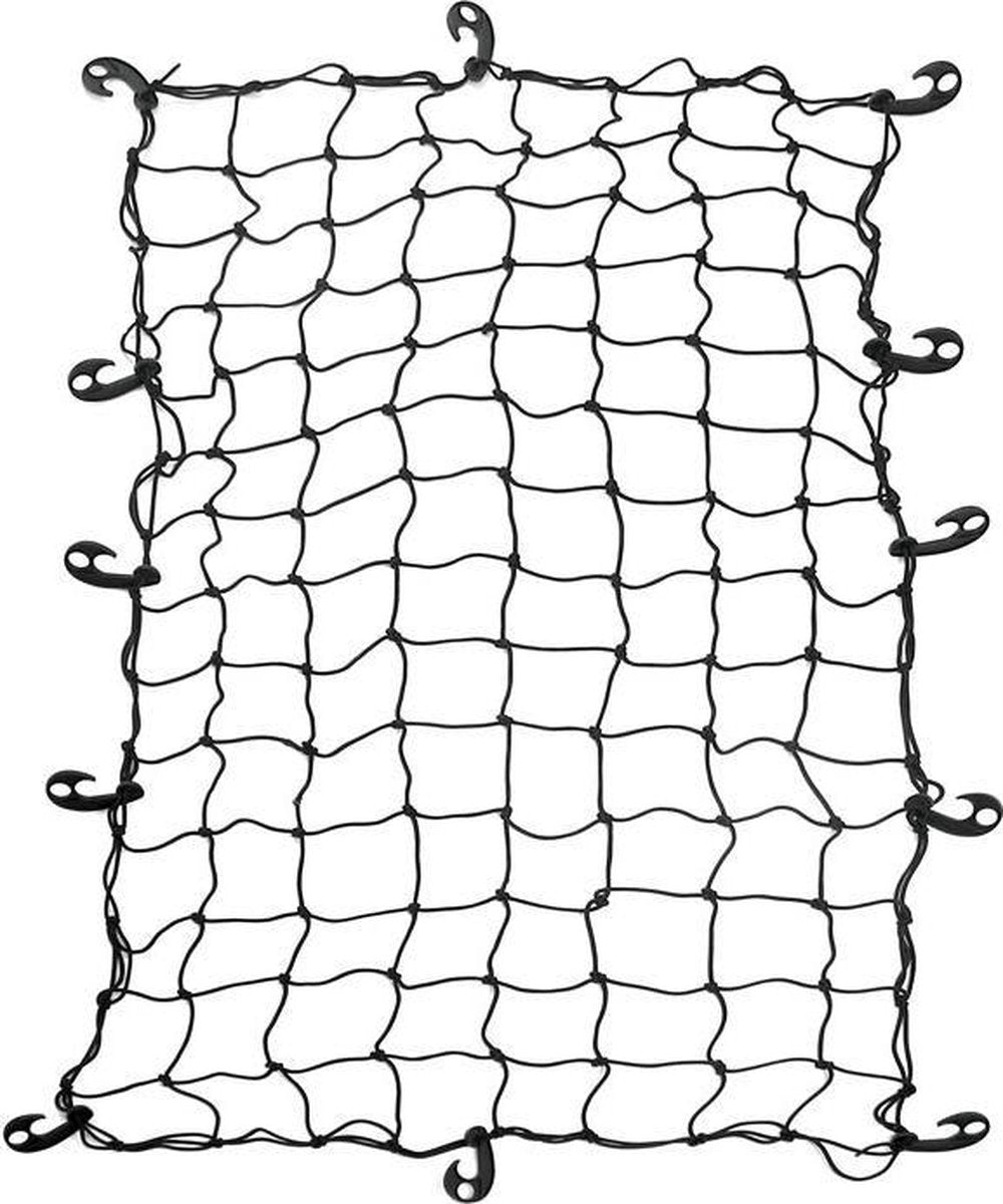 Filet de remorque Carpoint - filet de remorque - élastique - huit crochets - 90x150cm