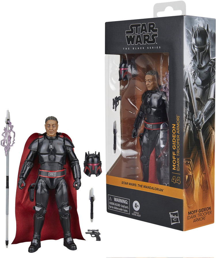 Star Wars Hasbro : Figurine Mandalorian Black Series Moff Gideon (Dark Trooper Armor) figurine articulée 15 cm