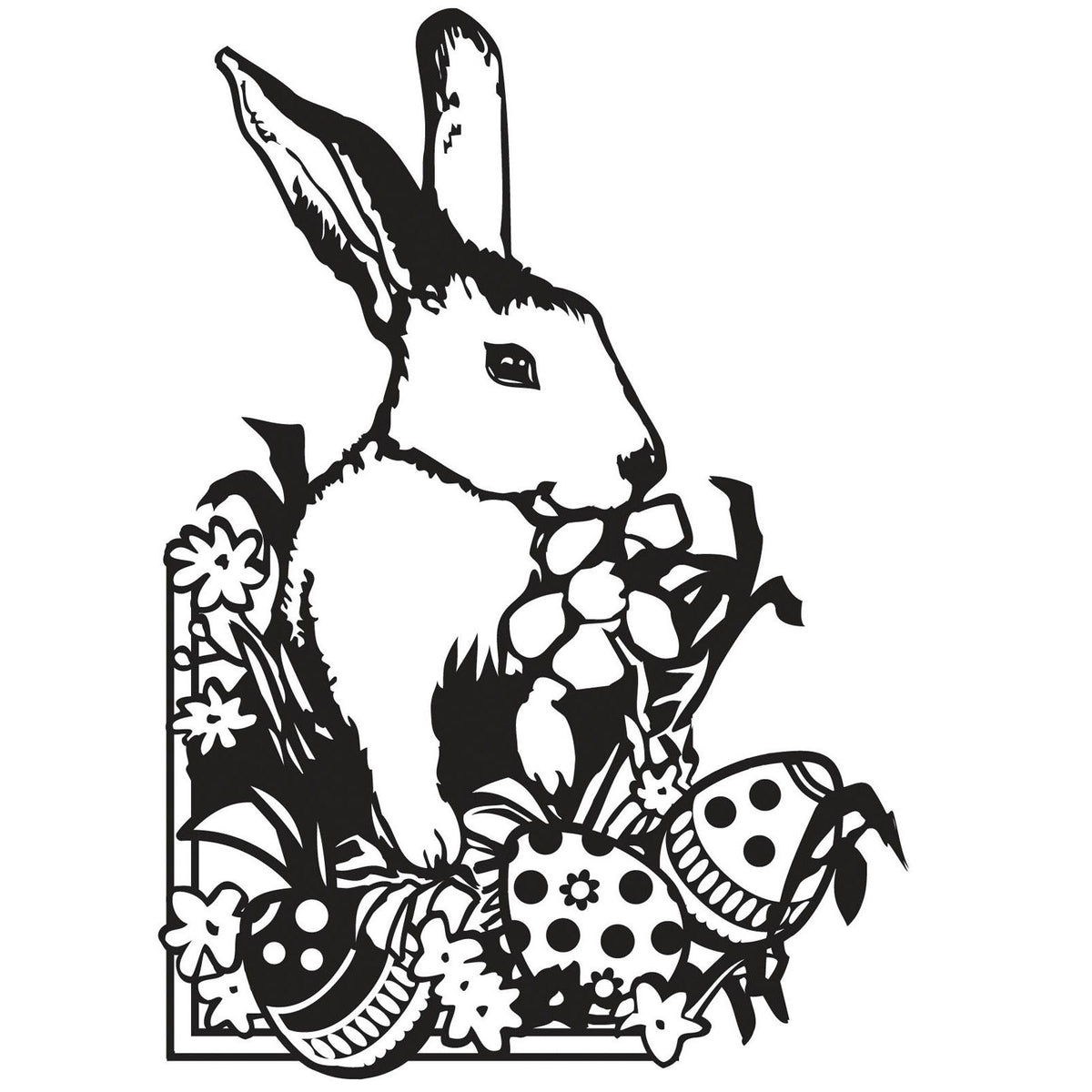Vaessen creative • dossier de gaufrage Lapin de Pâques