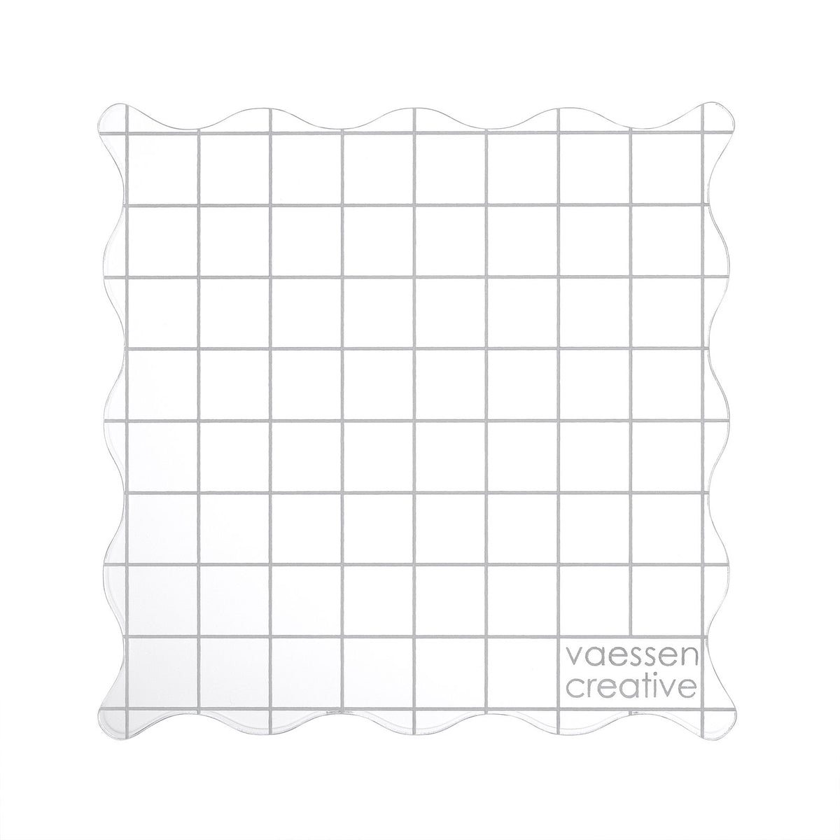 Vaessen creative • bloc tampon acrylique 9x9x0,8cm