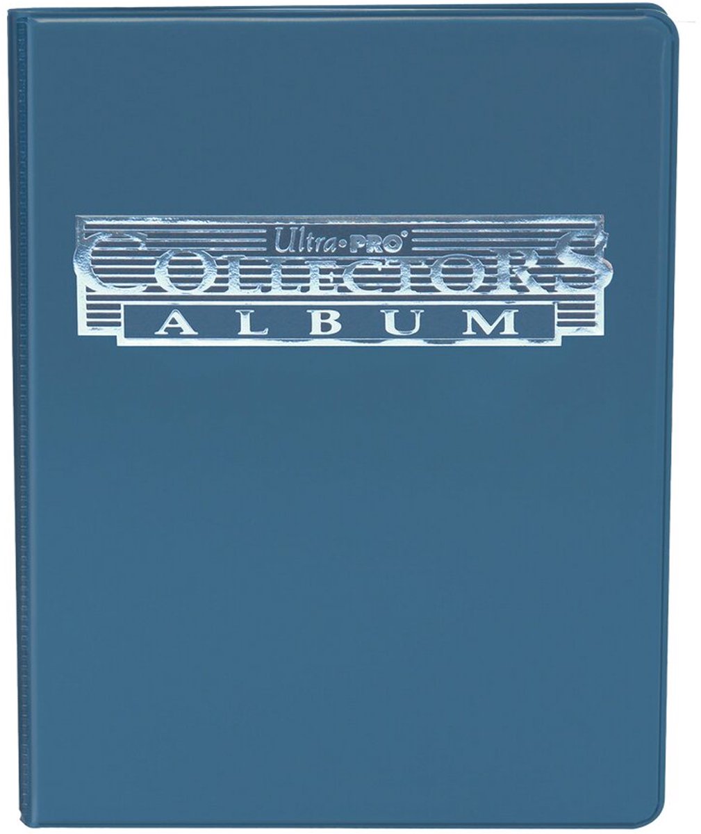 Ultrapro ultra pro collectors album portfolio book 9 pochettes bleu - sans classeur non extensible