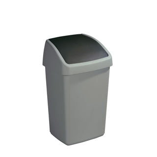 Sunware Sunware Recycle Bin avec couvercle swing 25L Gray