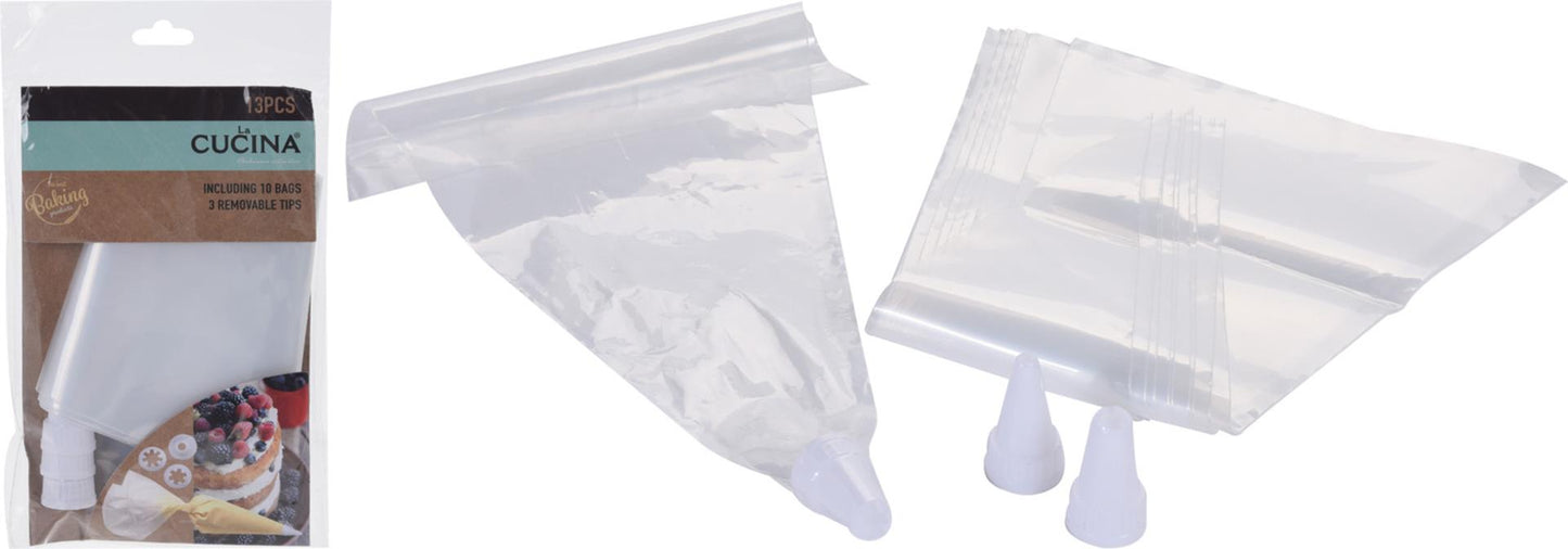 Basic La Cucina Pulporpor de crème fouettée jetable 13 pièces