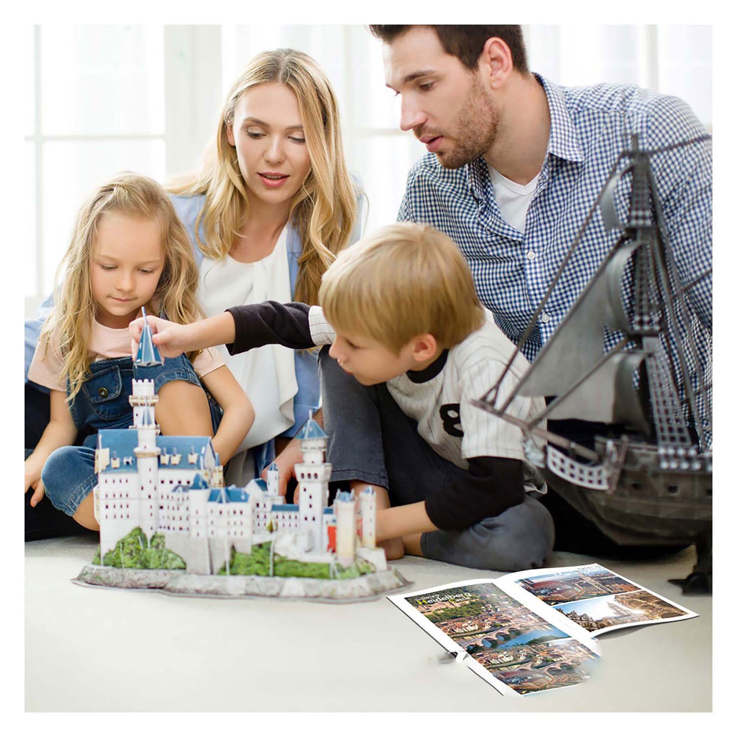 Cubic Fun 3d Puzzle National Geographic Neuschwanstein Castle