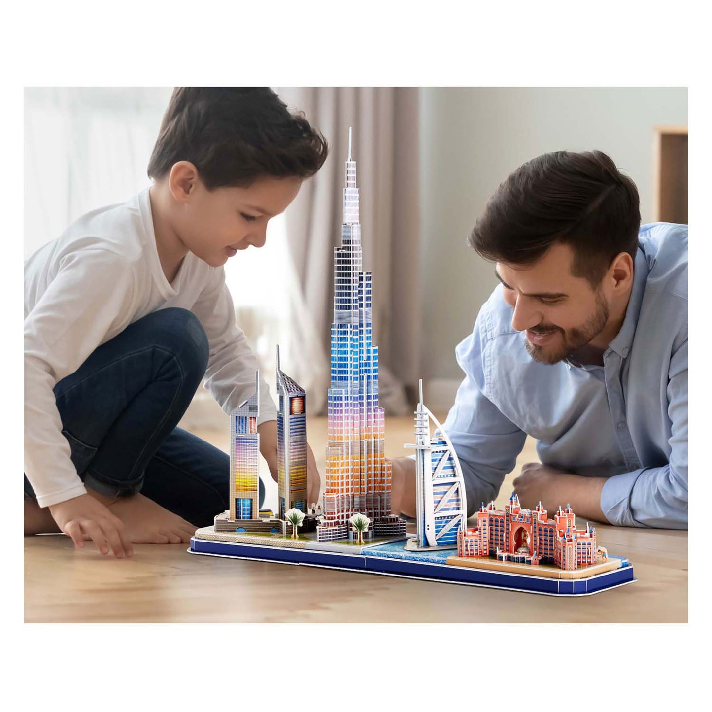 Cubic Fun 3d Puzzle City Line Dubai avec éclairage LED