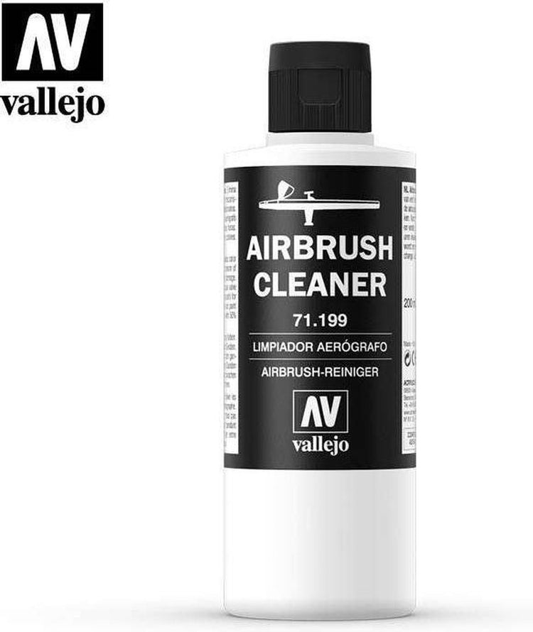Vallejo 71199 nettoyant pour aérographe (200 ml) - nettoyant pour peinture pour aérographe - nettoyage pour aérographe