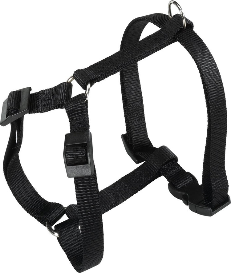Harnais pour chien Ferplast Champion Harness - nylon - noir - xl - tour de cou : 52-80 cm - tour de poitrine : 60-98 cm (veuillez mesurer avant de commander)