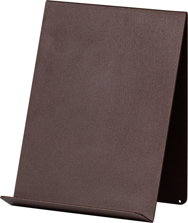 Porte-livre sur pied Woood Brook - métal - marron foncé - 24x19x14