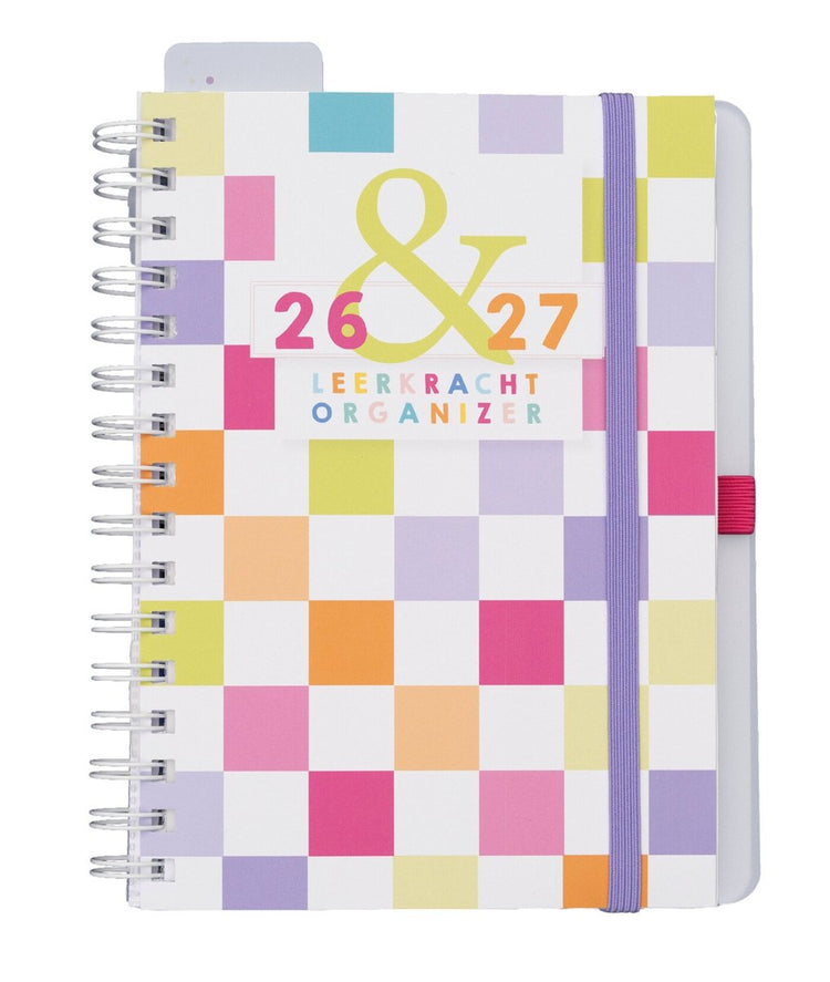 Agenda de l'organisateur des enseignants 2026–2027 a5 – enseignement primaire - aperçu hebdomadaire, autocollants de planification des cours - wire‑o