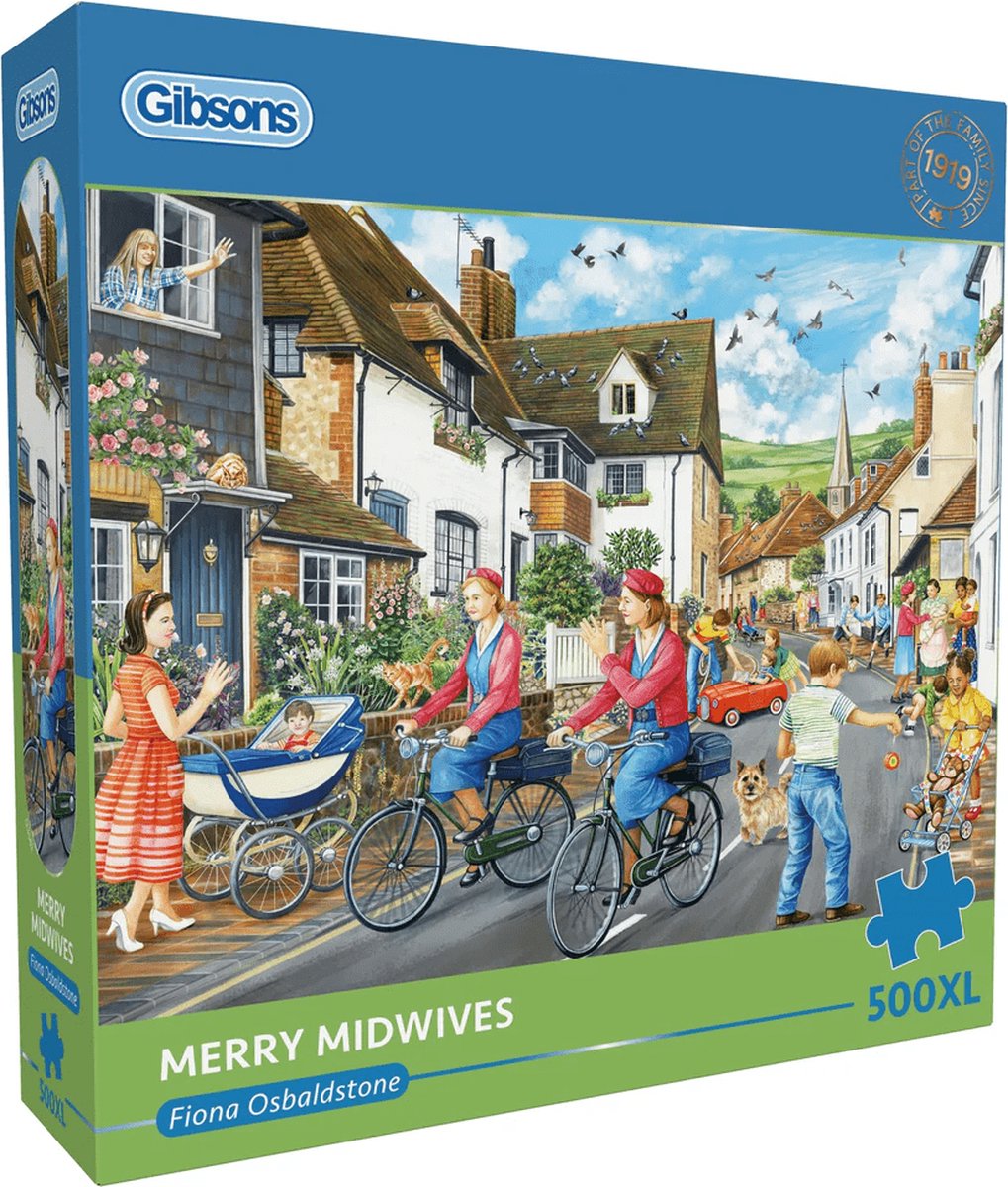 Gibsons - joyeuses sages-femmes (par fiona osbaldstone) - 500xl pièces 68×49cm (l×h) - puzzle pour adultes