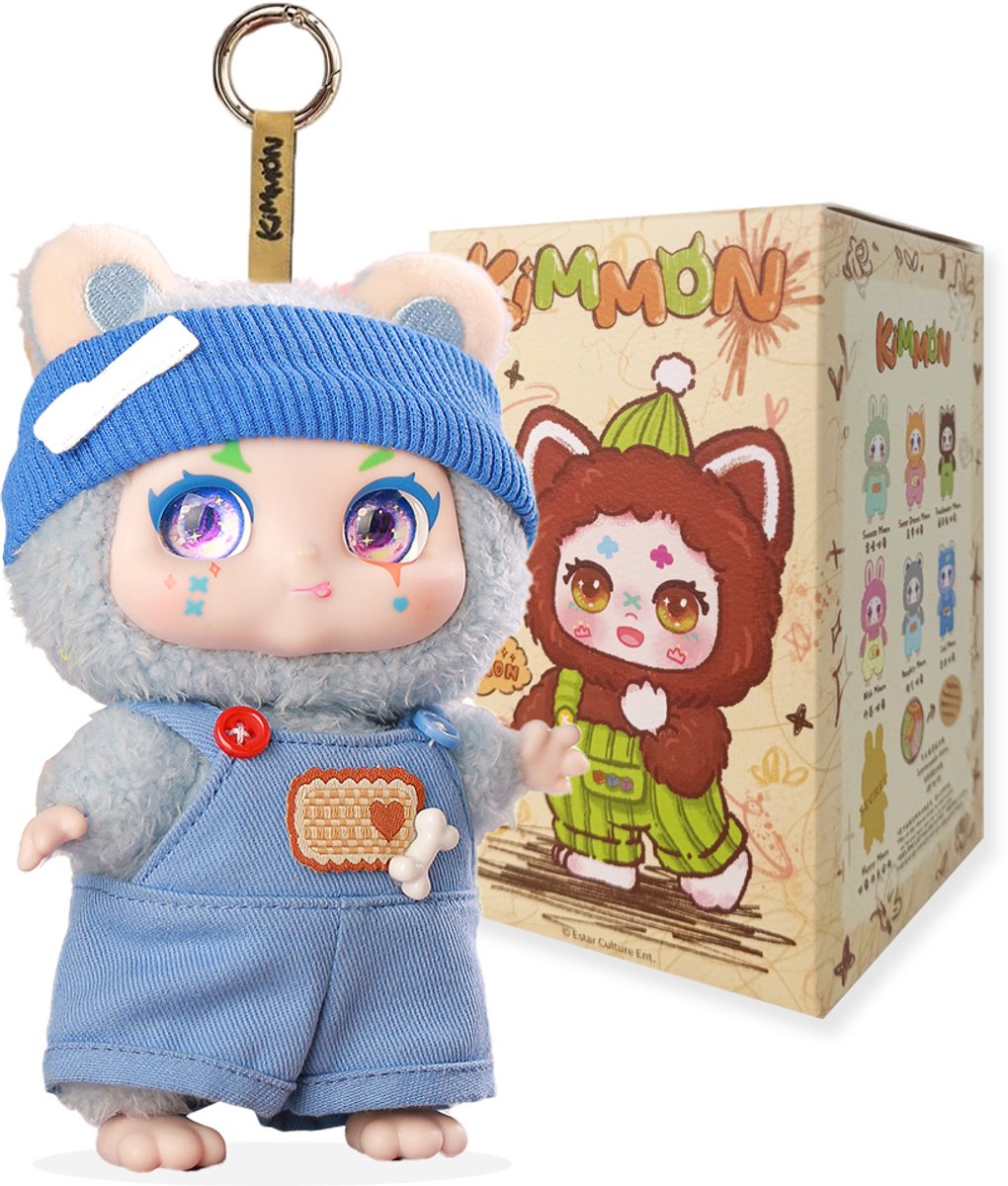 Kimmon pop-culture peluche série 'mimon' - collection de boîtes aveugles - figurines à collectionner