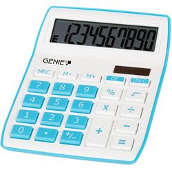 Calculatrice de bureau genie 840 b bleue