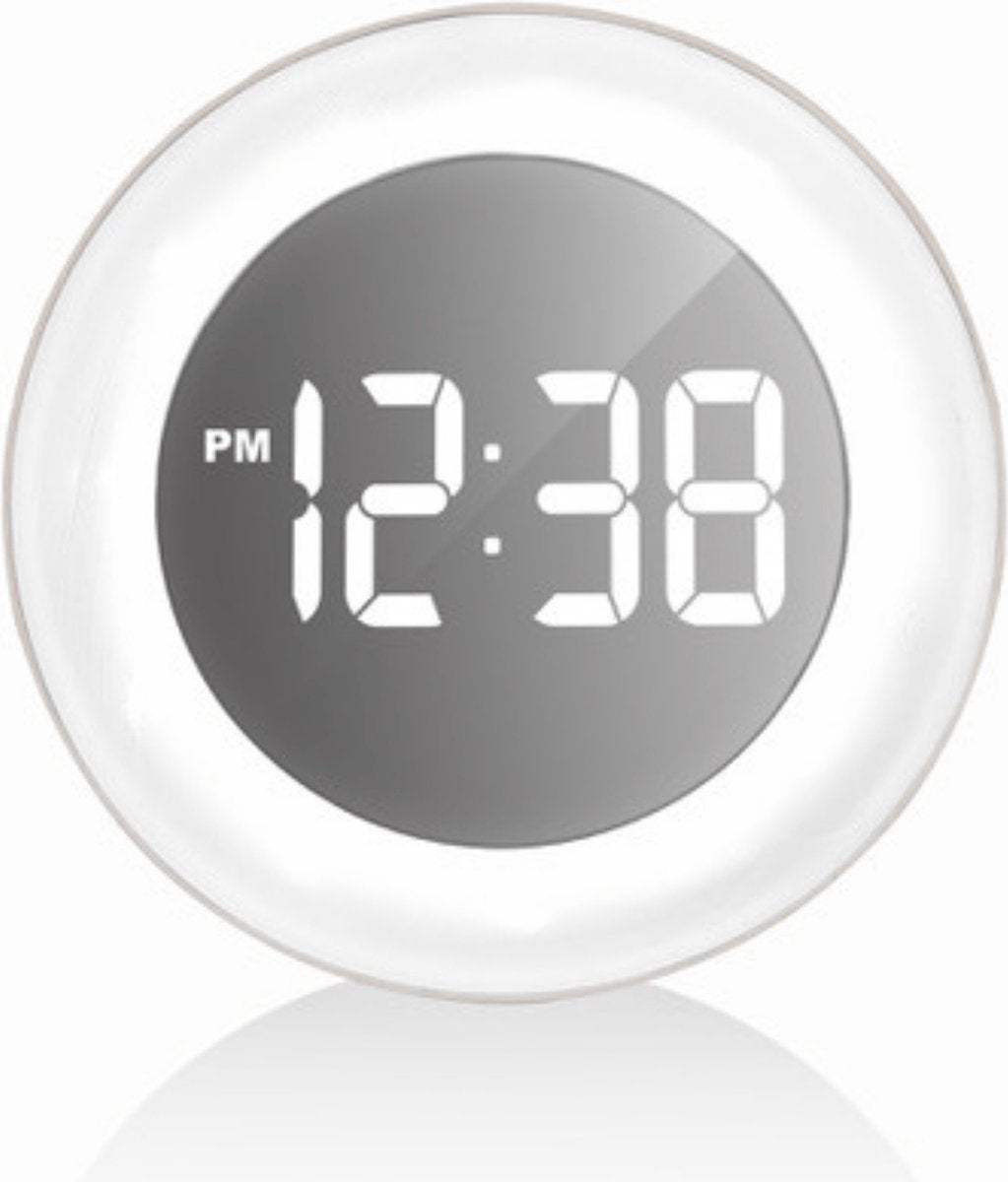 Horloge de table horloge murale numérique Technoline - différentes couleurs d'éclairage - image miroir - ws 8086