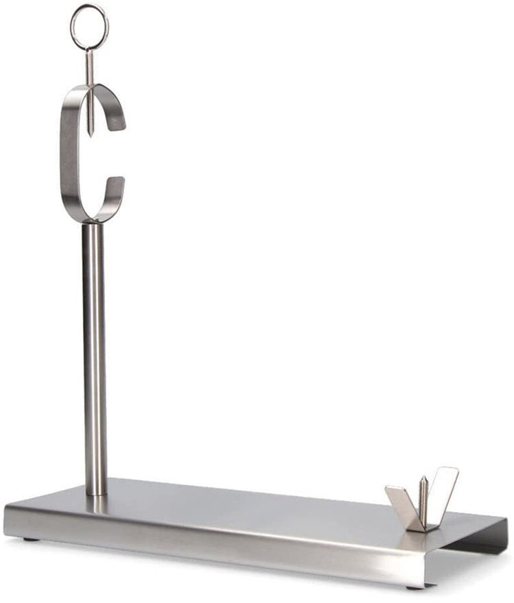 Support à jambon inox sans marque sans marque (support pour un jambon entier) EDM métal argenté inox aluminium 40 x 16,