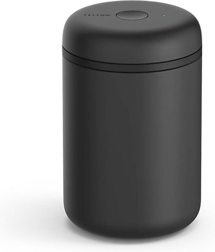 Fellow - atmos - aspirateur électrique - boîte de rangement - boîte - café - acier noir mat - 1200 ml