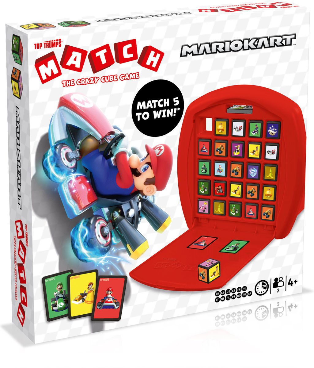 Les jeux d'identité match 5 consécutifs Super Mario Kart