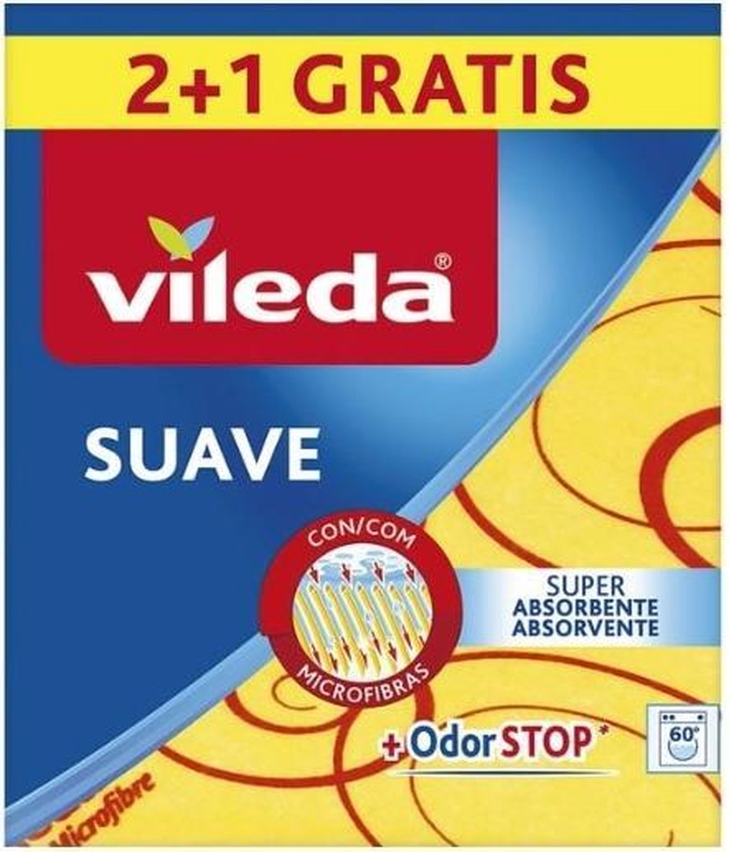 Vileda chiffon microfibre jaune
