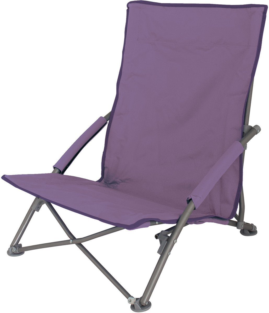 Chaise de camping de plage Eurotrail st. tropez - lilas