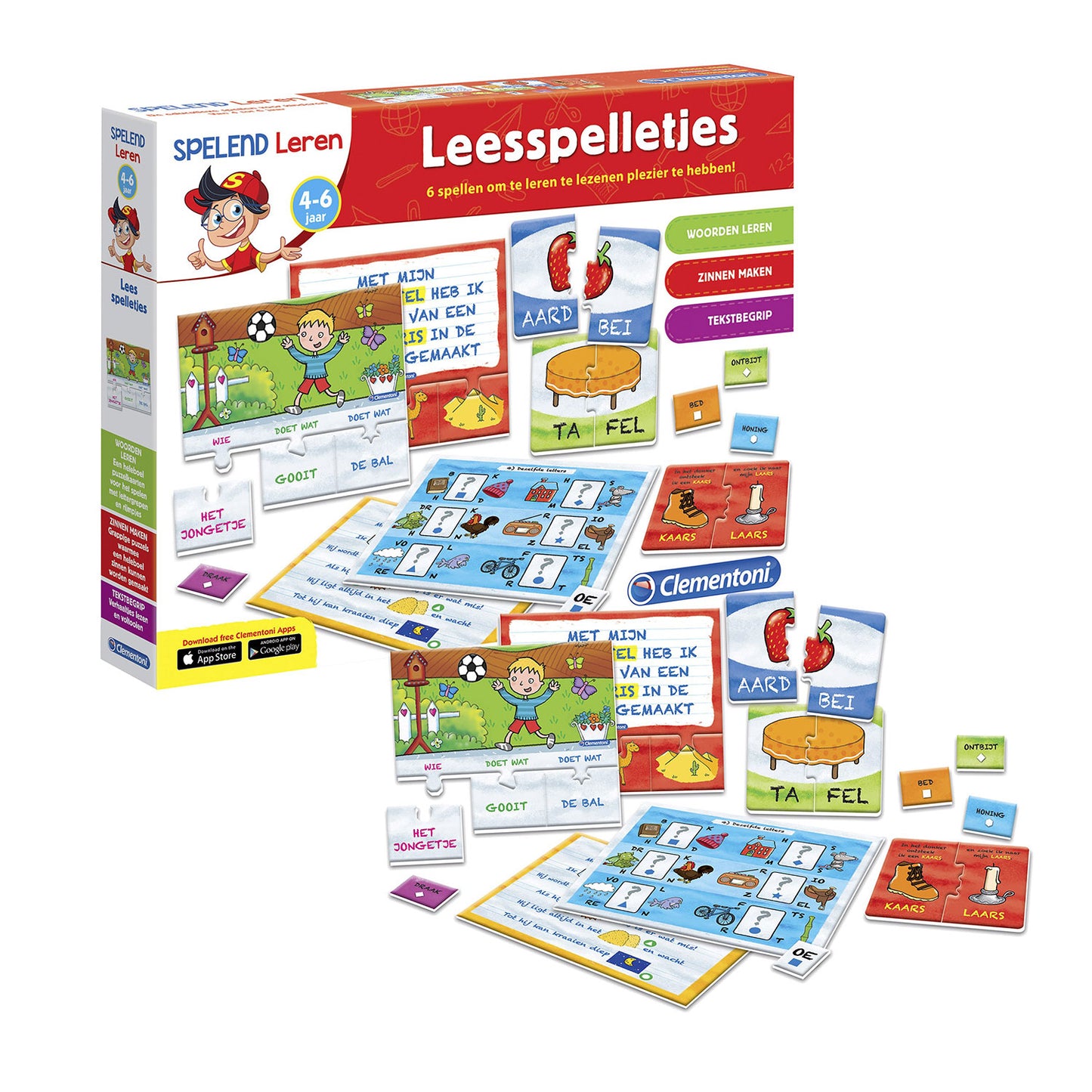 Clementoni joue aux jeux d'apprentissage