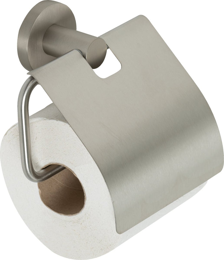 Porte-rouleau papier toilette Plieger vigo – porte-rouleau papier toilette avec rabat – avec vis – garantie 10 ans – chrome brossé