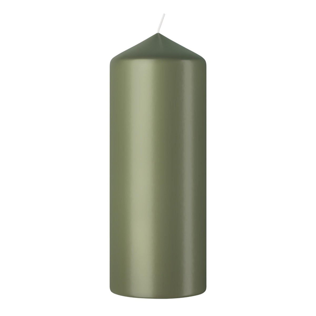 Bougie pilier Bolsius 150 58 olive fraîche