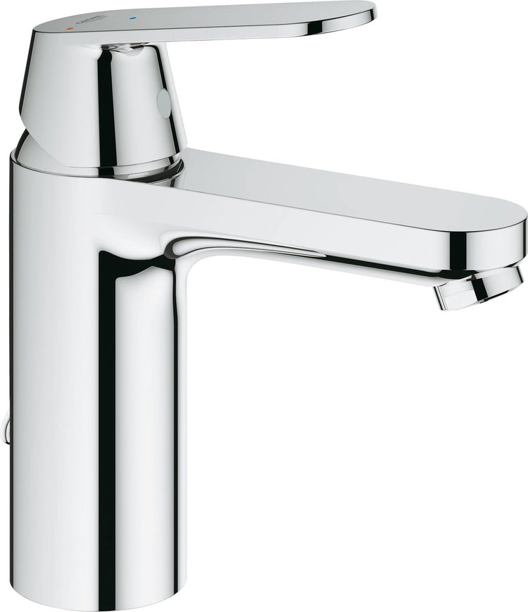 Robinet pour lavabo Grohe eurosmart cosmopolitan - bec moyen - avec garniture de vidage - chrome - économie d'eau