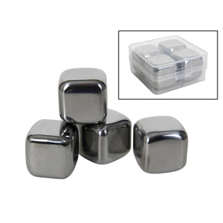 Autres marques Cubes de glace en acier inoxydable 4 pièces