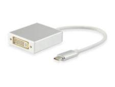 Équipement équivalent 133453 USB de type C mâle à DVI-i Adaptateur féminin à double liaison, 15cm