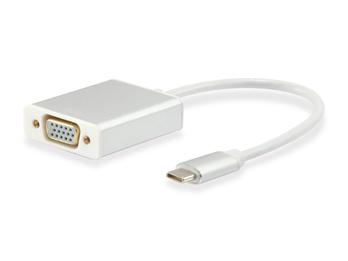 Équipement équipé 133451 USB de type C mâle à HD15 Adaptateur féminin VGA, 15cm