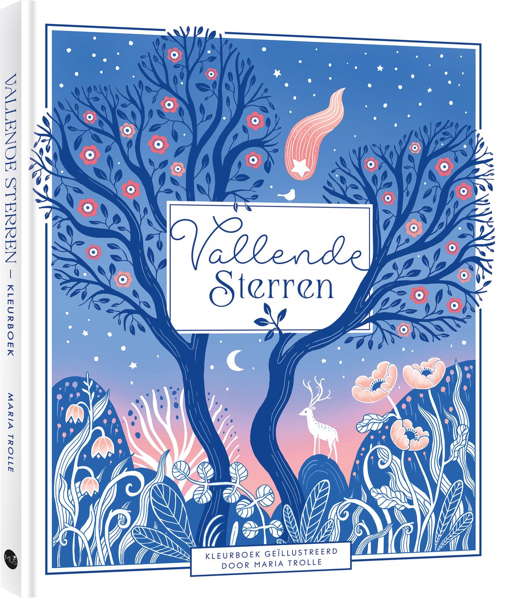 Moineau étoiles filantes créatives - maria trolle - livre de coloriage pour adultes