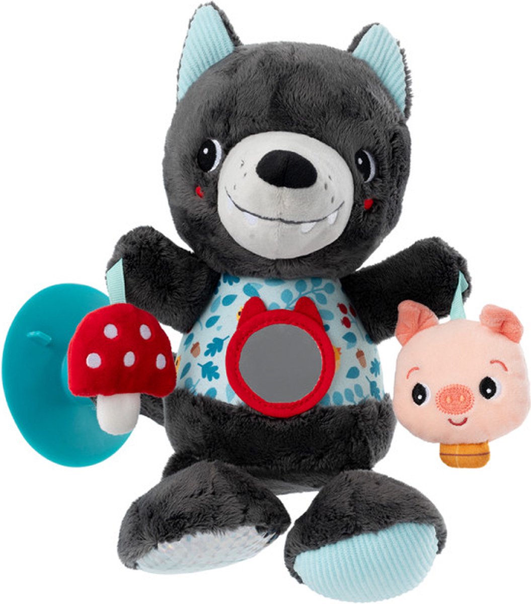 Lilliputiens - peluche d'activité - Louis le loup