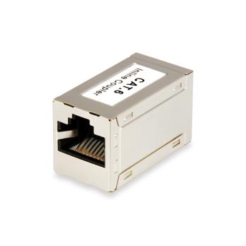 Équipement 121179 RJ45 Coupleur en ligne, F F, Cat.6, Contact en or complet et protégé en or