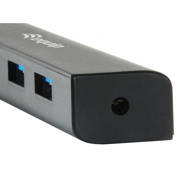 Équipement 128954 Hub USB à 4 ports, USB 3.2 Gen 1 Type-C-> USB 3.2 GEN 1 TYPE-A, 5000 MBIT S, noir