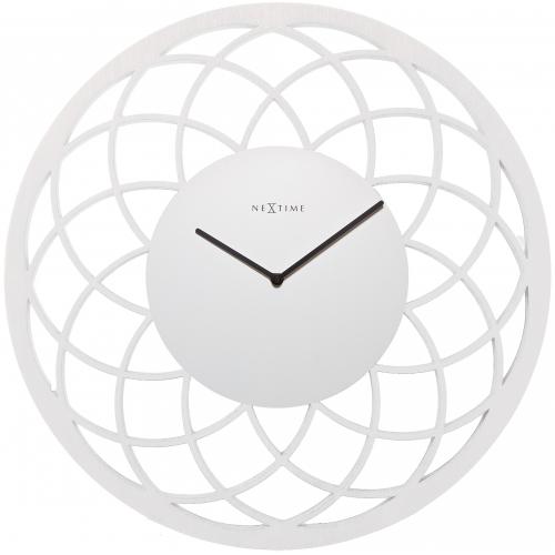 Nextime Nextime Klok 3115WI Dreamcatcher, Ø60 cm, mur, blanc