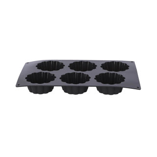 PARISSE Starflex Mini Cake Form 6 compartiments 29 x 17 cm