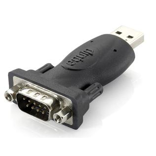 Équipez l'équipement 133382 USB Type A à l'adaptateur de série RS232 DB9, USB A, RS-232, noir