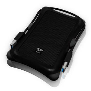 Silicon Power Silicon SP020TBPDA30S3A Armure A30 HDD portable, 1 To, USB3.2 Gen 1, Anti-chanteur, noir, MIL-STD