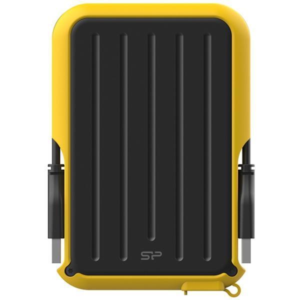 Silicon Power Silicon SP040TBPHD66LS3Y Armure A66 HDD portable, 4 TB, USB3.2 Gen 1, jaune, certificat
