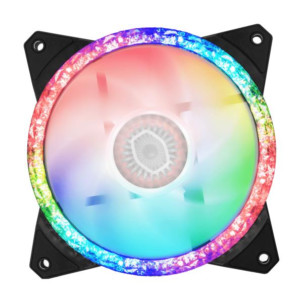 Cooler Master Cooler MFY-B2DN-20NPA-R1 MF120 PRISMATIQUE, 3 broches Argb, 120 mm, 650-2000 tr / min, 8 27 DBA