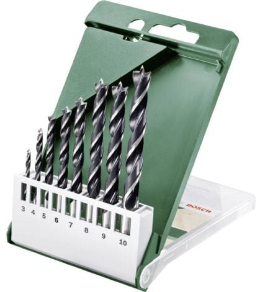 Bosch - Coffret de forets hélicoïdaux à bois 8 pièces
