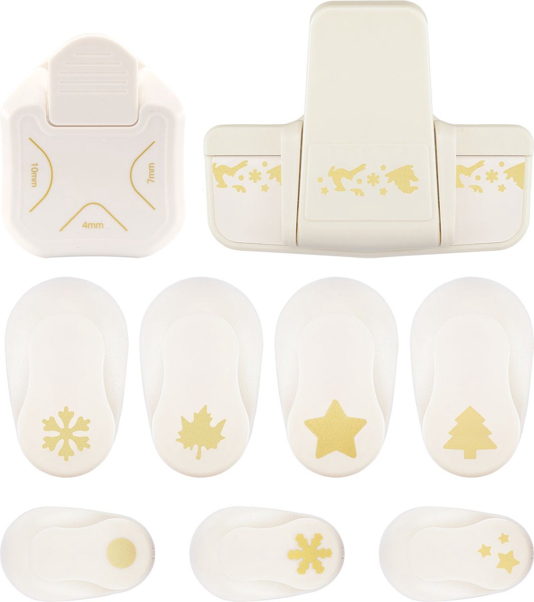 Vaessen creative • set de perforatrices de figurines Noël divers 9 pcs.