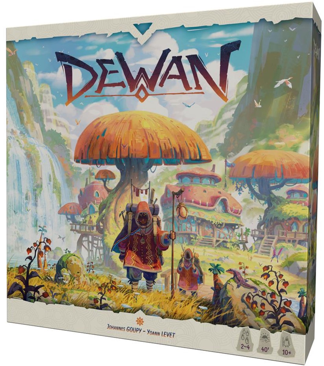 Asmodee jeu de société stratégique Dewan pour 2-4 joueurs à partir de 10 ans.